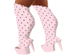 Pink Polka Dot Boots