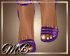 ~M~ Purple Strappy Heels