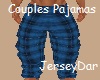 Couples Pajamas Blue