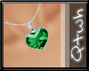 [Q] Green Heart necklace