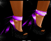 Purple/Black Bow Shoes