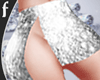 F* Silver Bling Skirt