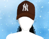 BROWN NY HAT 𖤐