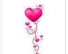 Pink Dangling Hearts