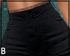 Black Lace Trim Pants