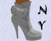 [ny] diamond shoes white