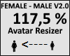 Avatar scaler 117,5%V2.0