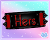 Red Hers Armband R/F