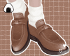 ribbon loafers and socks
