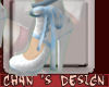 CsD poppy heels blue