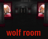 black&red wolf room