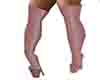fluff cat boots pink