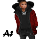 StudCrimsonParkaWithFur
