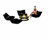 black couches