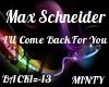Max Schneider I'll Come