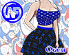 Blue LV Dress