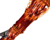 Flames arm warmers