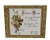 Wedding certificate