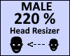 Head Scaler 220% Male