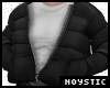 N: Puffer Jacket BK