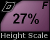 D► Scal Height *F* 27%