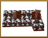 cowhide corner couch