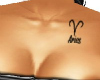 Aries Chest Tattoo