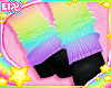 . rainbow platform boots