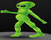 Dancing Green Alien