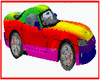 RainbowRave Animated Car