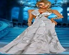 White Rose Prom Dress