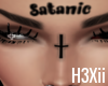 Satanic Face Tattoo