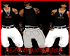 [1A] crew shorts/white