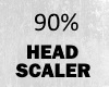 *B*90%head scaler