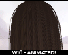 ! wig animated . brown