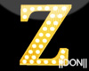 Z Yellow Letter Lamps