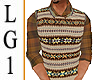 LG1 Brown Sweater Vest