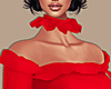 | Ruffles | Red Dress
