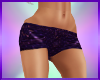 {P} Spots Shorts Purple