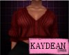 K| Wine Crop Sweater