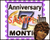 Anniversary - 7 Mo Stamp