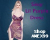 [A]Sexy Lil Purple Dress
