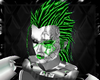 green cyborg hairs M