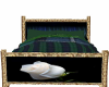 GB white rose bed