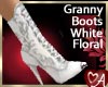 .a Granny Boot White