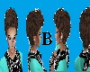 {B} BROWN HAIRSTYLE