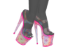 Halo Pink LV Heels