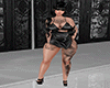 saten dress + tattoos