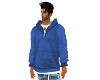 Blue hoodie