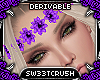 S|Purple Flower Forehead